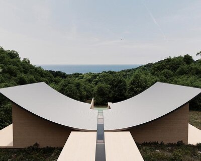 villa sensorium reimagines japan’s mountain forests as living architectural landscape
