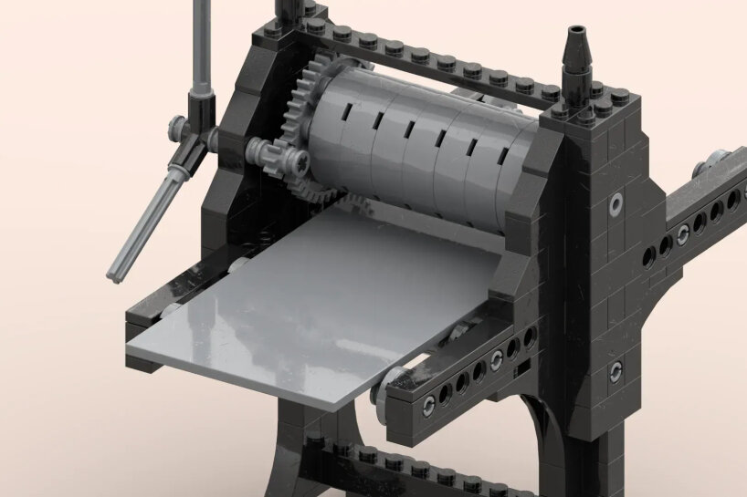 the roller-based uses gears and moving rollers to move the bed through the press