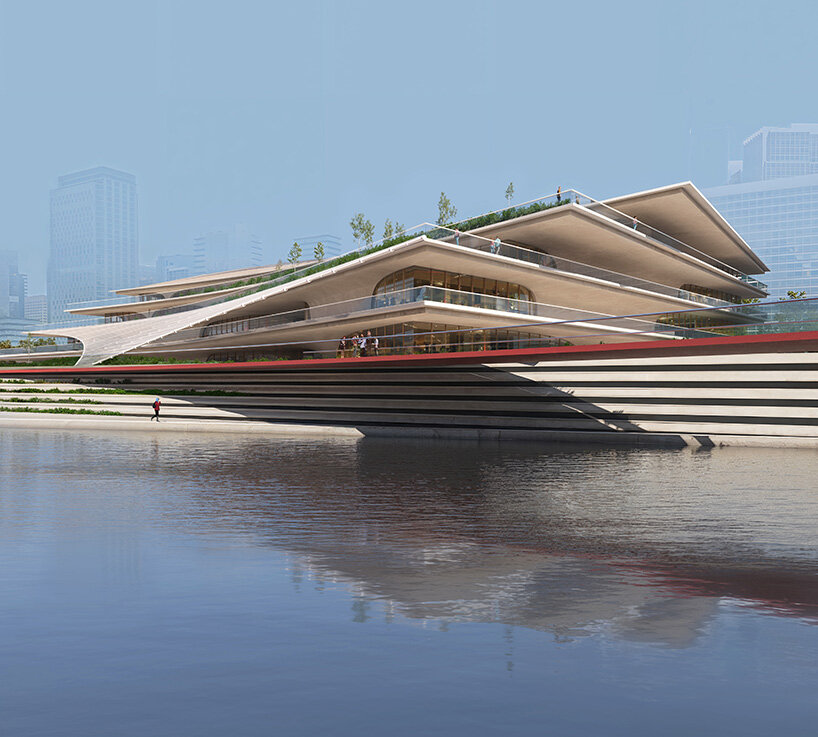 zaha hadid architects to design series of cultural buildings along canal in hangzhou, china