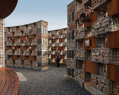 open-air museum reshapes remembrance through reclaimed materials and oral history