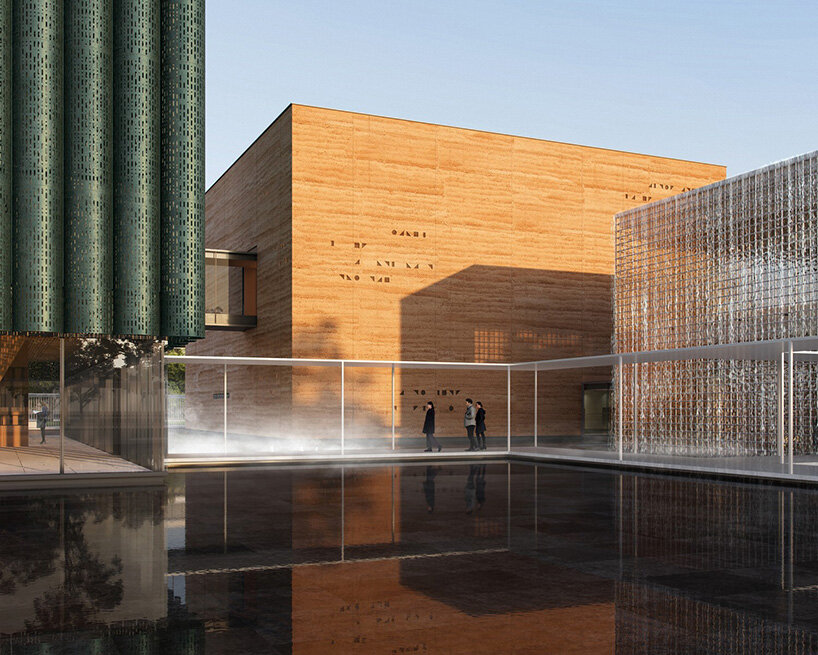 OPEN's 'shede culture museum' is shaped from rammed-earth, glass and bronze - 4