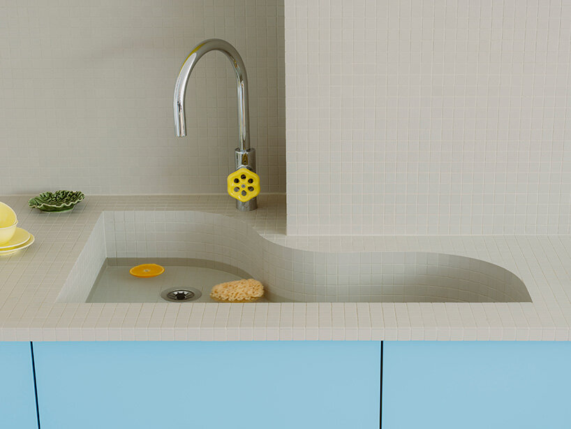 acte deux transforms a paris apartment into a swimming lane of color and movement - 12