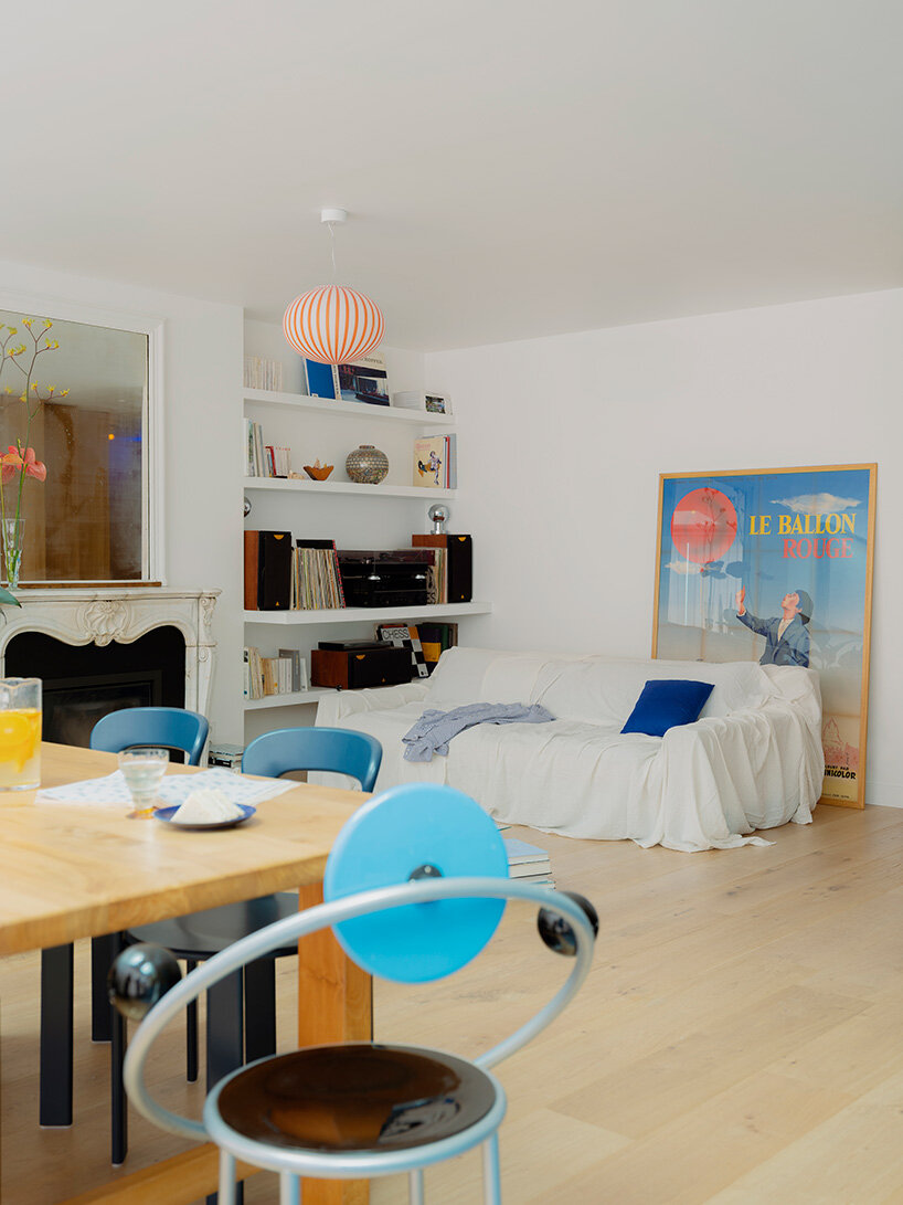 acte deux transforms a paris apartment into a swimming lane of color and movement - 9