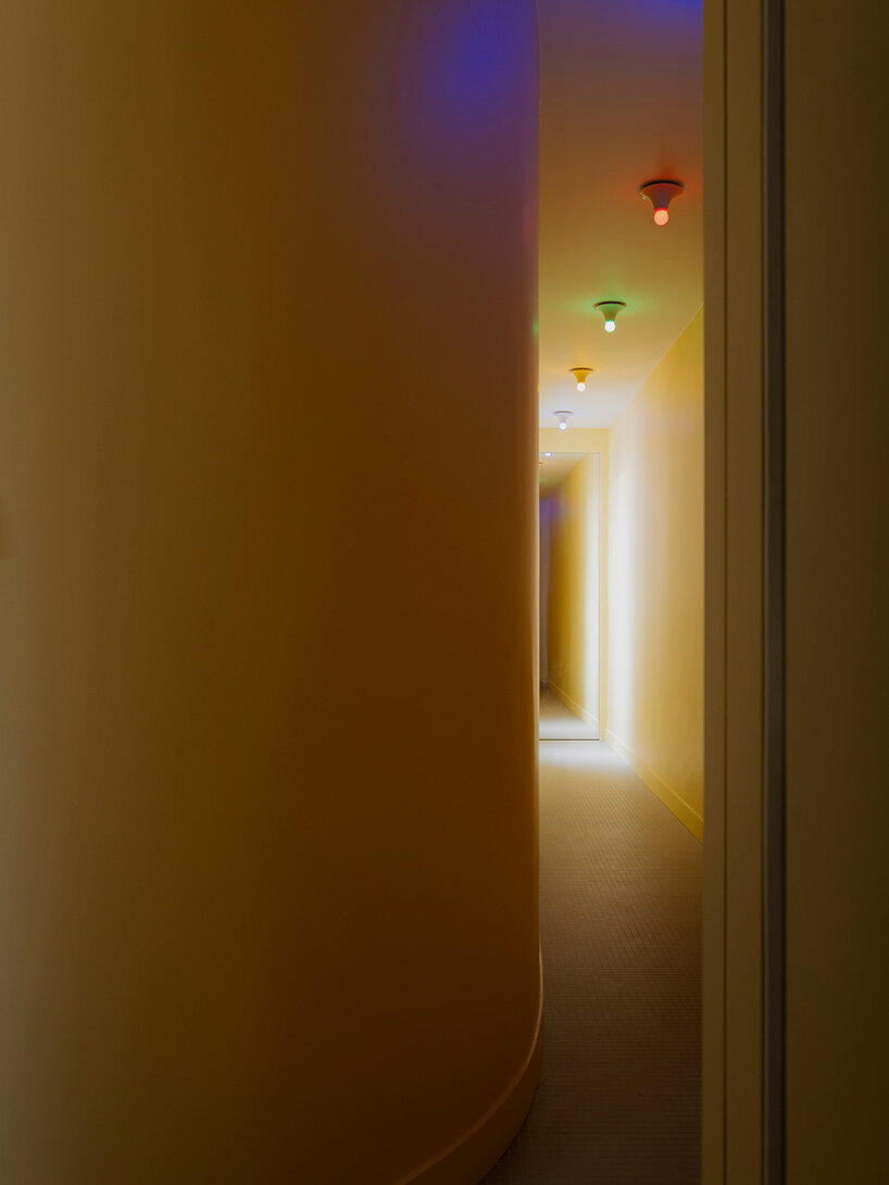 acte deux transforms a paris apartment into a swimming lane of color and movement - 13