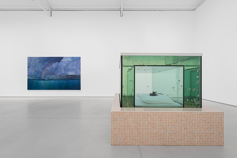 dreamlike aquarium chamber of 'kissing fish' at thaddaeus ropac paris invites visitors inside it - 1