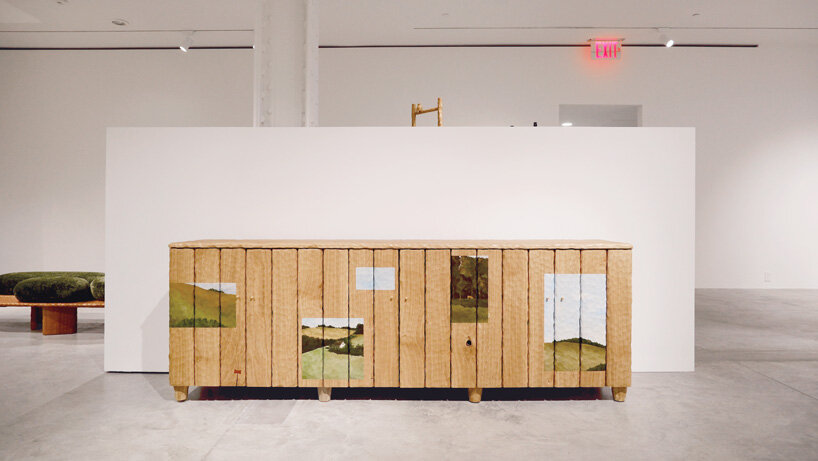 ferréol babin renders french countryside on hand-carved furniture for friedman benda show - 1
