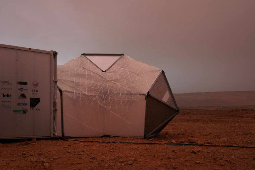 Mars Lab is the studio's first habitat with expanding structures