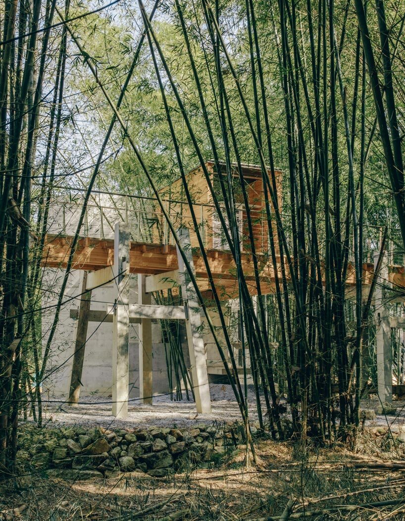 vernacular bridge craftsmanship informs micro-museum set within bamboo grove in china - 6