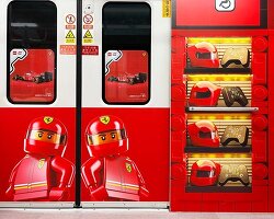 LEGO transforms metro line into F1 racing train speeding through shanghai