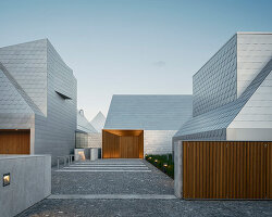 lithuania's 'lost shtetl jewish museum' takes shape as a gleaming, clustered village