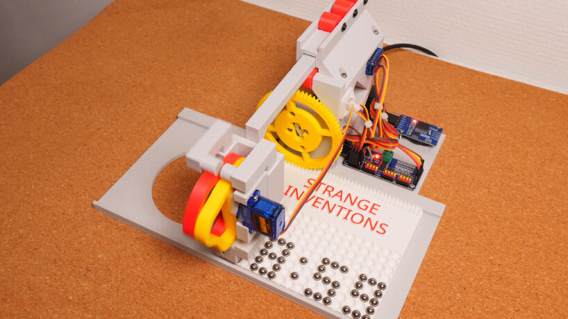 mechanical marble clock