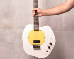 from cloud to fried egg: jacques averna reimagines objects as functional electric guitars
