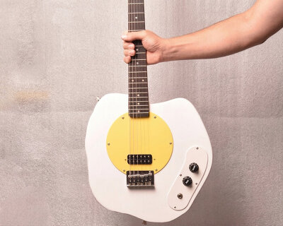 from cloud to fried egg: jacques averna reimagines objects as functional electric guitars