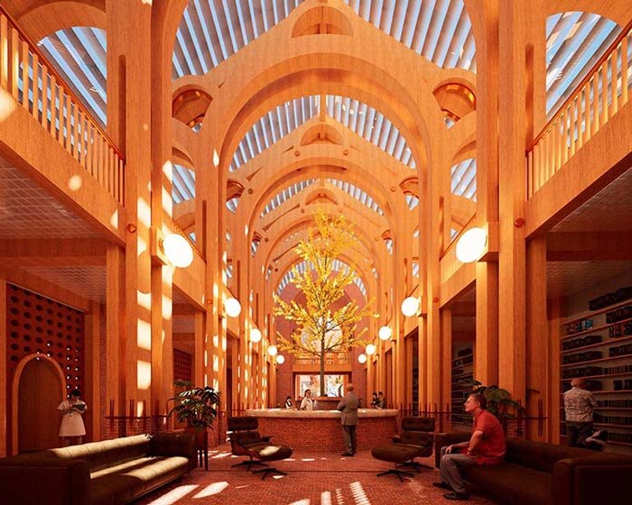 studiolowe’s house of timefulness reuses cambridge church ruin for urban hospice care