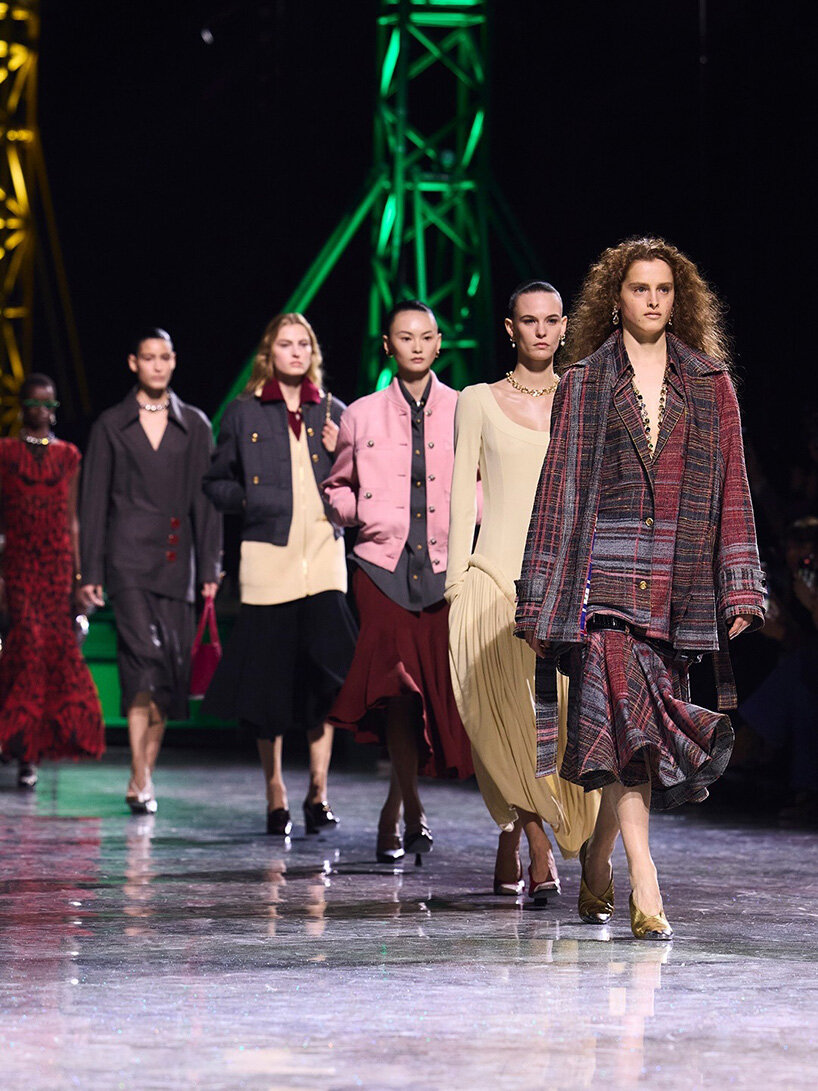 towering cranes turn the grand palais into construction site for chanel FW26 runway - 8