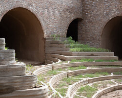this 'underground house of the future' revisits ancient chinese cave dwellings