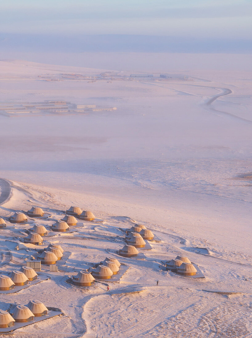 volcano-shaped cabins dot inner mongolia's steppe at PLAT ASIA's hotel of arrivals - 6