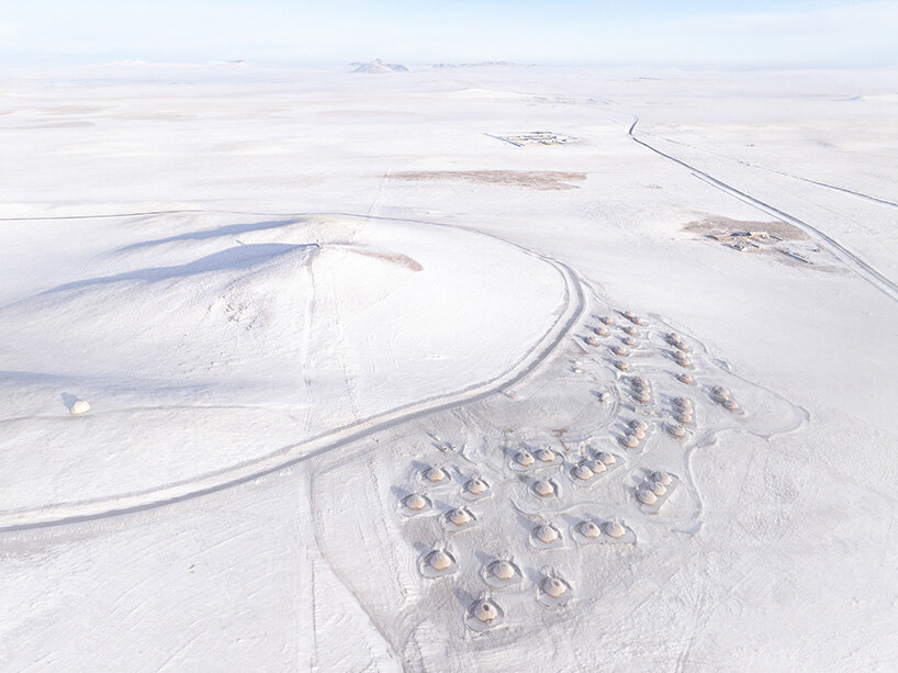 volcano-shaped cabins dot inner mongolia's steppe at PLAT ASIA's hotel of arrivals - 2