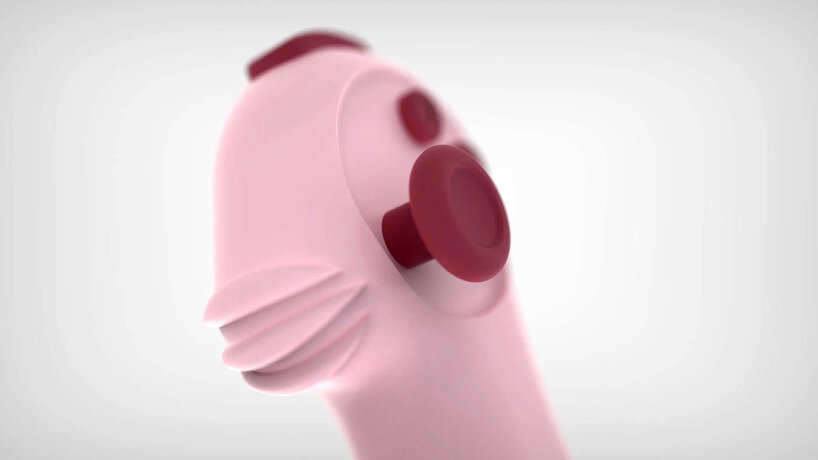 the top, where the thumb rests, is the widest point on the upper half