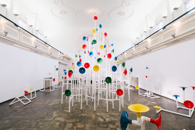 how yuri suzuki builds social architecture through sound sculptures and playful interaction - 7