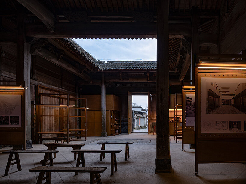 atelier guo inserts cinema into an ancestral hall in china without touching its past - 9