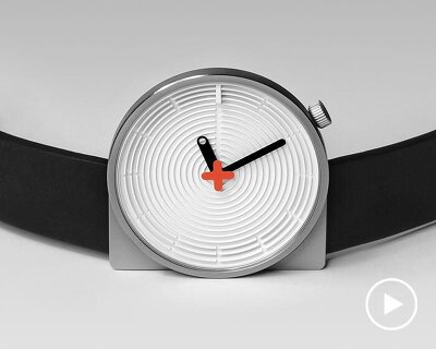 good+evil ways watch rotates on command to match driving, typing, and resting positions