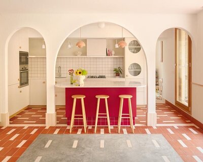 terracotta textures and burgundy accents revive narrow valencia home by piano piano