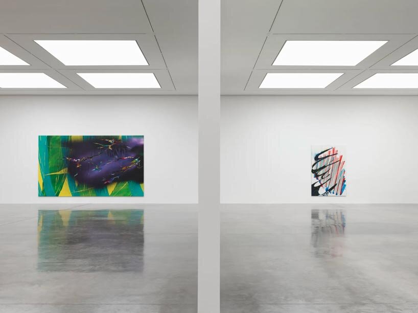 paint unfolds across earth, canvas, and space in katharina grosse’s london exhibition - 8