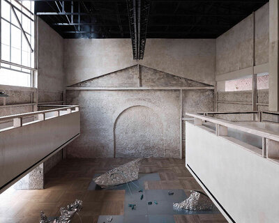 MPNYC transforms 19th-century warehouse into flexible cultural venue in piraeus