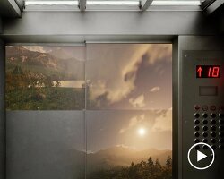 numa immersive projection system rethinks elevator as responsive spatial environment