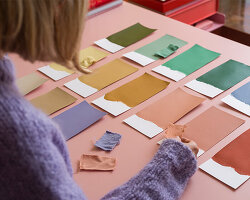 teklan x slalom unite color and acoustics in ‘soft cubism’ at salone del mobile