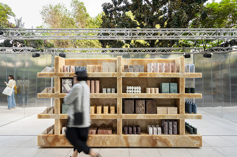 OMA/AMO and solidnature replace supermarket items with their stone lookalikes in milan - 3