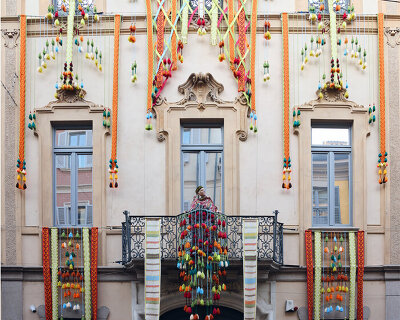 when apricots blossom: twelve global designers show uzbek craft at palazzo citterio