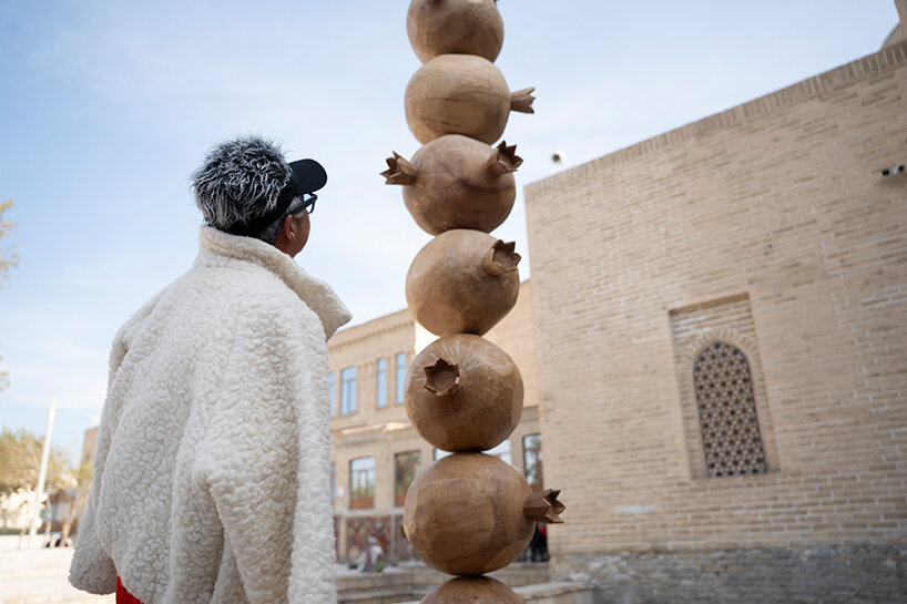 when apricots blossom: twelve global designers show uzbek craft at palazzo citterio - 10