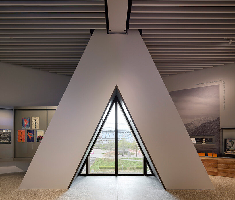 V&A east museum by o’donnell + tuomey opens in london as a folded concrete landmark - 11