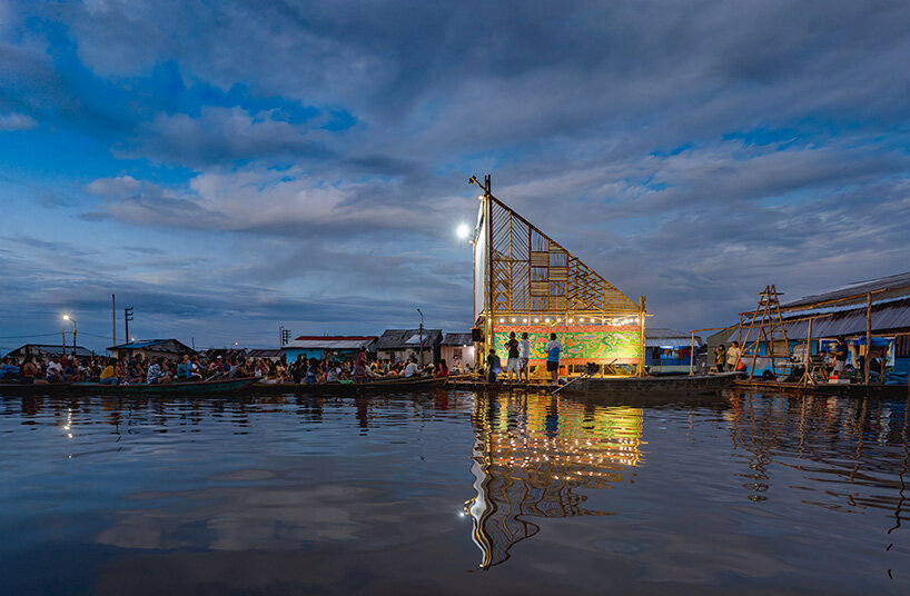 as waters rise in the peruvian amazon, espacio común's cinema stage gathers a city afloat - 8