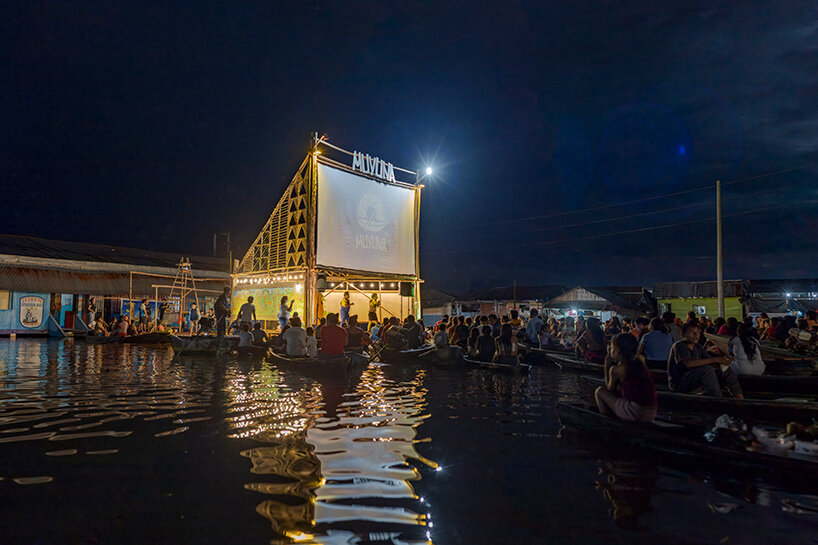 as waters rise in the peruvian amazon, espacio común's cinema stage gathers a city afloat - 9