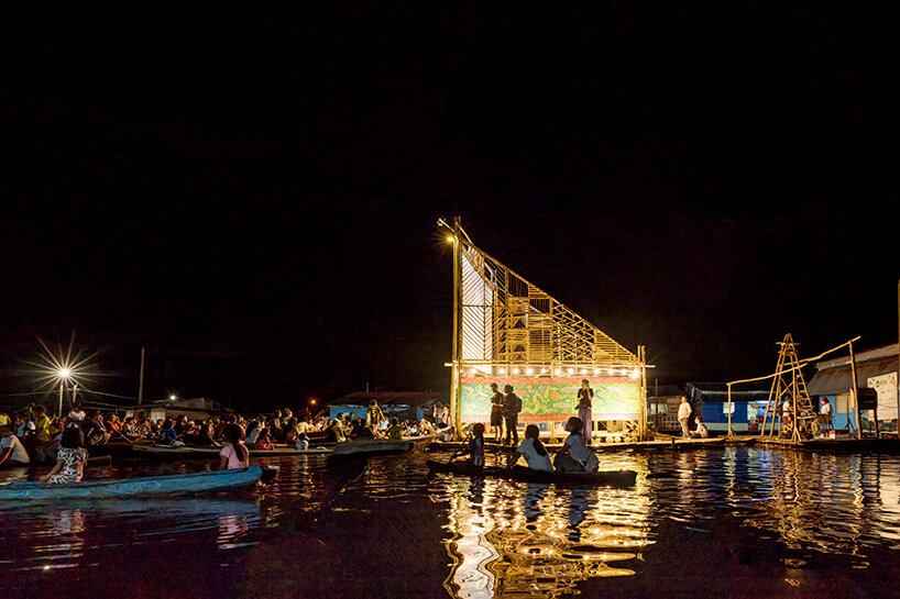 as waters rise in the peruvian amazon, espacio común's cinema stage gathers a city afloat - 10