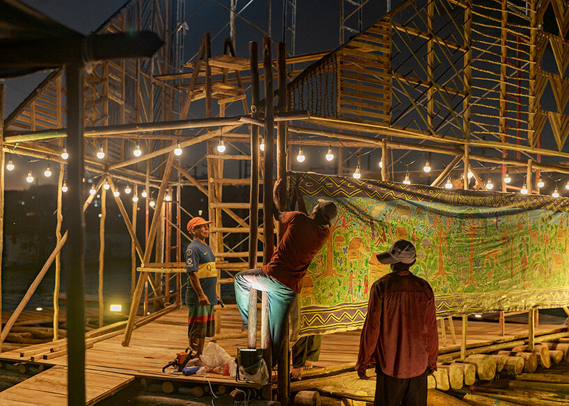 as waters rise in the peruvian amazon, espacio común's cinema stage gathers a city afloat - 11