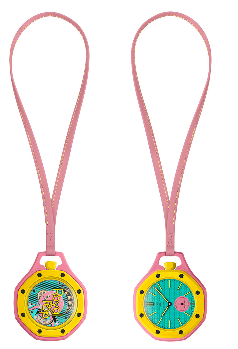 audemars piguet and swatch revive the pocket watch with a playful pop twist - 5