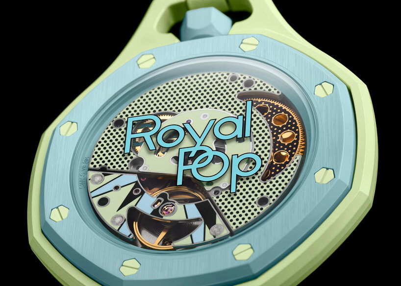 audemars piguet and swatch revive the pocket watch with a playful pop twist - 11