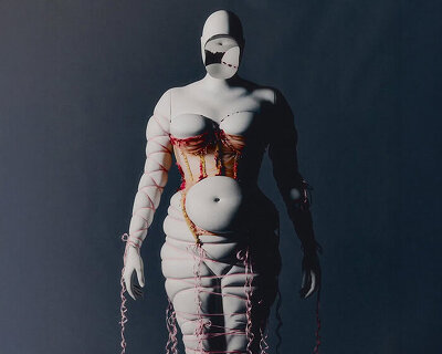 at the MET's 'costume art', sculptural mannequins are scanned from real bodies
