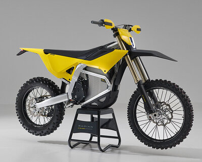 EXR electric enduro motorcycle by radian swaps batteries in under 30 seconds