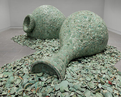 jean shin turns fractured korean ceramics into symbols of resilience