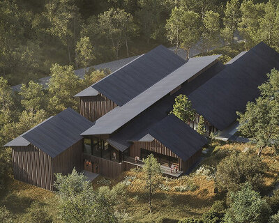 kengo kuma's first US museum emerges within vast art and nature campus in pennsylvania