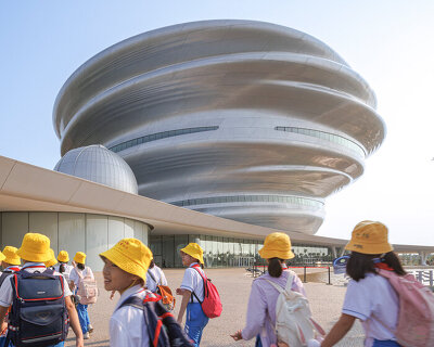 MAD builds hainan science museum as single spiraling volume that floats