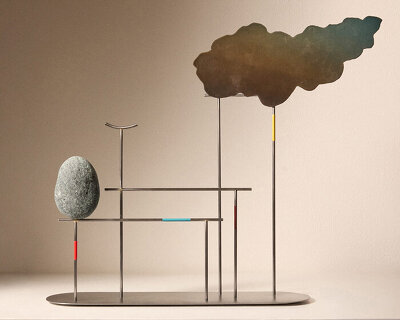 clouds evoke hope in delicate drawing and sculpture series by mario trimarchi