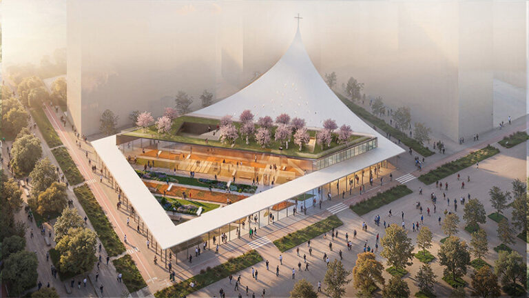 stefano boeri shapes monastery for dialogue between faith and science