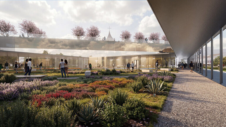 stefano boeri shapes monastery for dialogue between faith and science