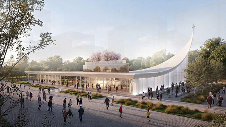 stefano boeri shapes monastery for dialogue between faith and science